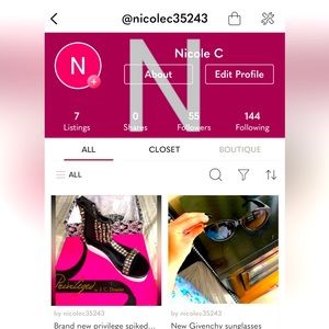 New posh account please follow 🙏🏼